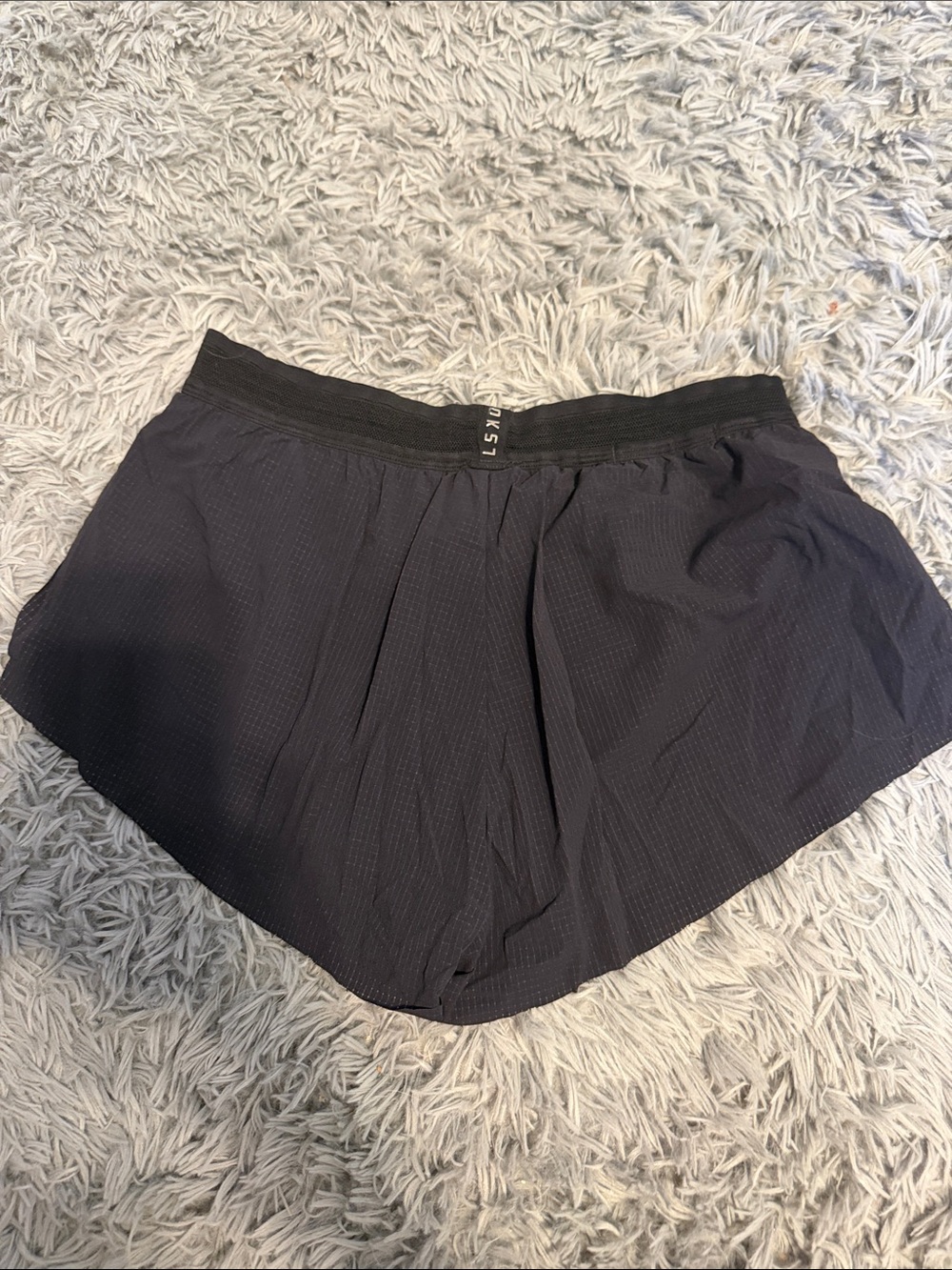 LSKD Women’s Black Layered Athletic Shorts - Picture 4 of 4